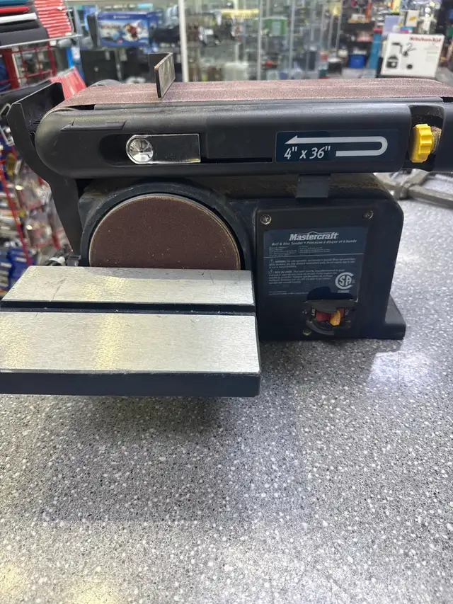 Mastercraft 55-3559 Belt/Disk Sander 4x36"