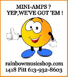 Mini-Amps ? Rainbow Music Shop has 'em !