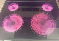 Glass top stove