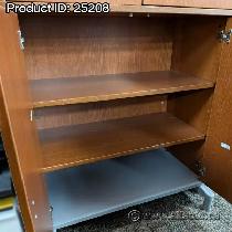 Ikea EFFEKTIV Bookshelf Bookcase Shelving Unit w/ 4 Doors - Photo 4