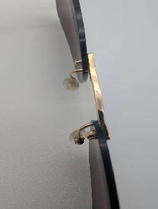 (B5569) Cartier Premiere de Cartier CT0271S 001 Gold Rimless... - Photo 8