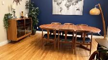 Mid century modern. TEAK TECK. Vitrine, sideboard, vinyl record - Photo 2