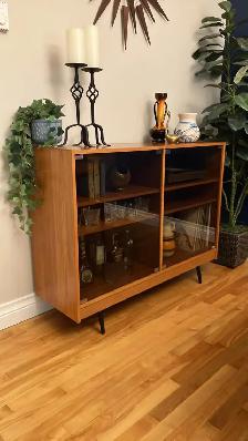 Mid century modern. TEAK TECK. Vitrine, sideboard, vinyl record - Photo 5