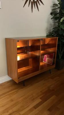 Mid century modern. TEAK TECK. Vitrine, sideboard, vinyl record - Photo 6