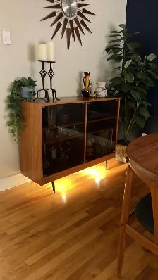 Mid century modern. TEAK TECK. Vitrine, sideboard, vinyl record - Photo 8