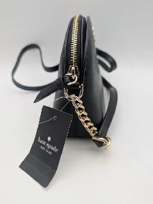 (B5089) Kate Spade Cameron Hilli Black Saffiano Leather Cross... - Photo 4