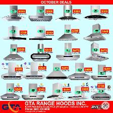 Kitchen Range Hood Exhust Fan Starting From $149