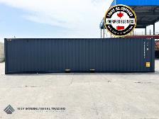 New 40ft Sea Can Shipping Containers in Dark Grey Colour | Ccan - Photo 3