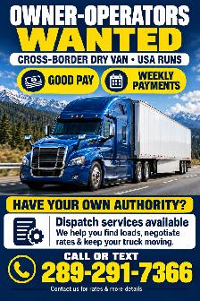 Looking for OWNER-OPERATORS  for USA runs! - Photo 2