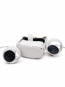 Meta Quest 2 VR Headset   2 Controllers   Box $239