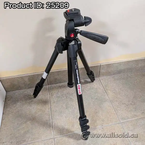 Manfrotto 7321YB 4-Section Aluminum Tripod w/ 3-Way Head