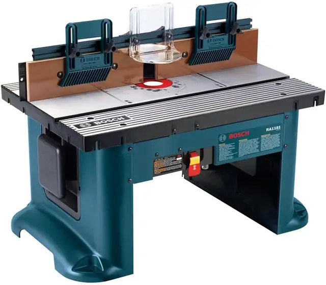 Bosch RA1181 Bench Router Table Top with Vacuum Hose $229