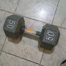 50 pound cast iron dumbbell