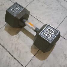 50 pound cast iron dumbbell - Photo 2