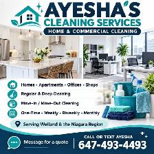 Reliable Home & Commercial Cleaning | Niagara Region