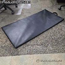 Black Exercise Training Mat 47' x 24' x 1.5' H
