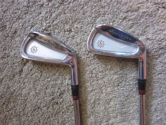 REAL NICE TOP QUALITY #3-9,pw STIFF STEEL BEN HOGAN RH IRONS