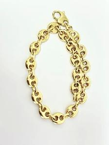 10k Puff Gucci Men’s Bracelet - Photo 2