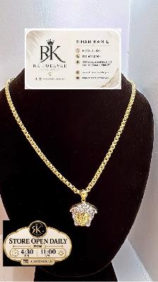 10k yellow gold chain & pendant R 65