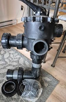 piscine creusée valve multifonction de 3pc