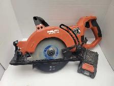 Hilti SC 30WL-22 7 1/4' Cordless 22v Wormdrive Saw w/battery