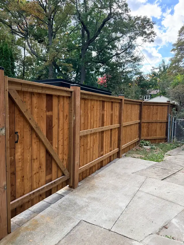Fence fencing wooden fence