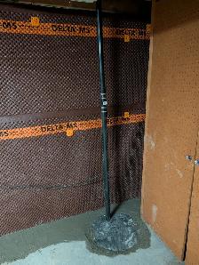 DRAIN REPAIR SUMP PUMP ISSUE WATERPROOFING ROUGH IN BACKWATER VA