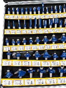 NEIKO 10115A 80-Piece Tungsten Carbide Router Bit Set 1/2' Shank - Photo 2