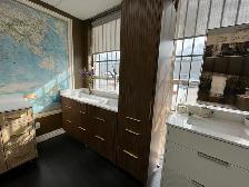 Evolution 3 – Custom Fluted Bathroom Cabinet Collection in Cabi