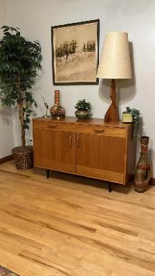Mid century. TEAK TECK. Buffet, bahut disques vinyles, bar, comm - Photo 3