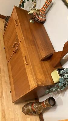 Mid century. TEAK TECK. Buffet, bahut disques vinyles, bar, comm - Photo 7