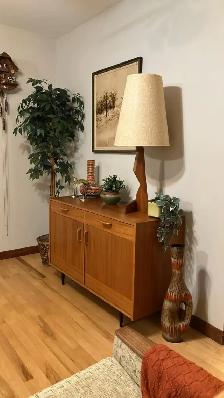 Mid century. TEAK TECK. Buffet, bahut disques vinyles, bar, comm - Photo 10