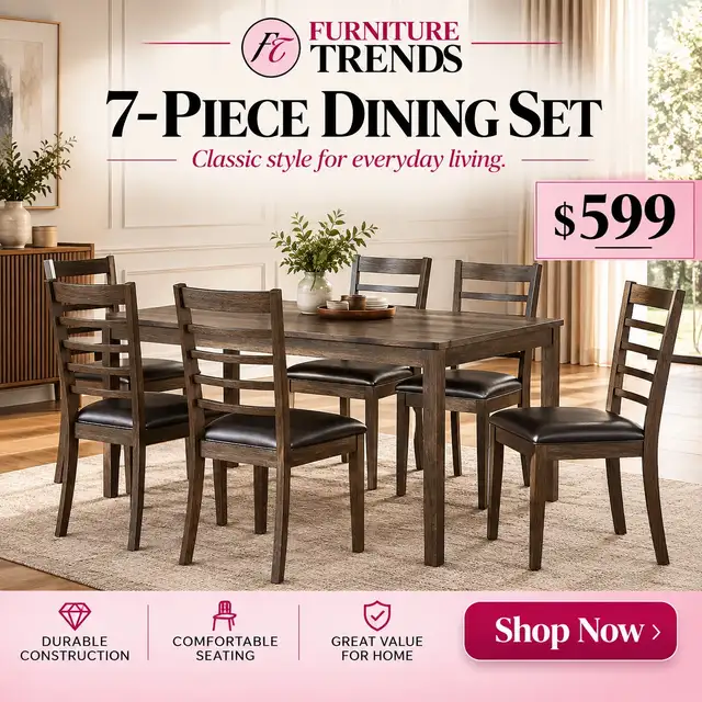 Furniture Trends 7-Piece Dining Set