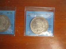 1890 USA Morgan Silver Dollar CCCS EF-40 - Photo 2