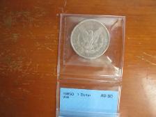1885 USA Morgan Silver Dollar CCCS AU-50 - Photo 6