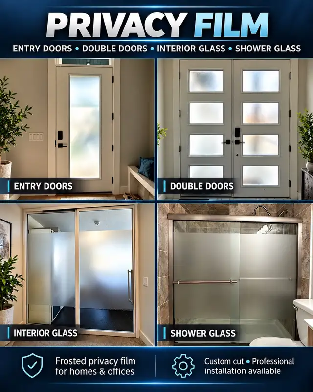 Frosted Privacy Window Film