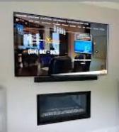 installation de télévision ,foyer électrique!(438)738-7323
