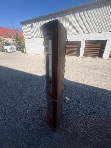 Free delivery used Wooden Corner Curio Cabinet - Photo 5