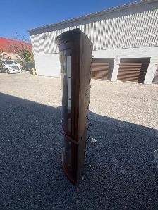 Free delivery used Wooden Corner Curio Cabinet - Photo 7