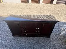Free delivery used Dark Wood dresser with Drawers and Storage