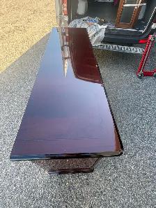 Free delivery used Dark Wood dresser with Drawers and Storage - Photo 4