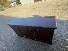 Free delivery used Dark Wood dresser with Drawers and Storage - Photo 7