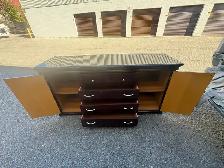 Free delivery used Dark Wood dresser with Drawers and Storage - Photo 10