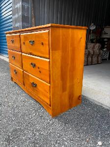 Pine 6 Drawer Dresser - Photo 2