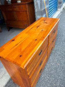 Pine 6 Drawer Dresser - Photo 4