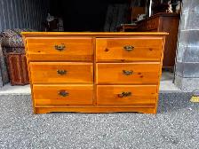 Pine 6 Drawer Dresser - Photo 7