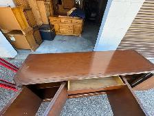 Free delivery used Wooden Credenza with Storage - Photo 6