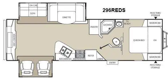 2013 Coachmen RV Freedom Express 296REDS