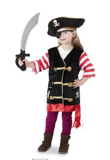 Pirate Costume by Mellisa and Doug Ages 3-6 worn once