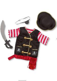 Pirate Costume  for Kids by Melissa and Doug 3-6 - Photo 2
